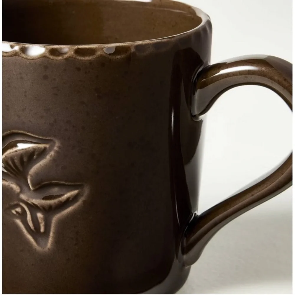 Hearth Hand Magnolia Mushroom Coffee Mug Cup‎ Forest Brown Fall Farmhouse Target